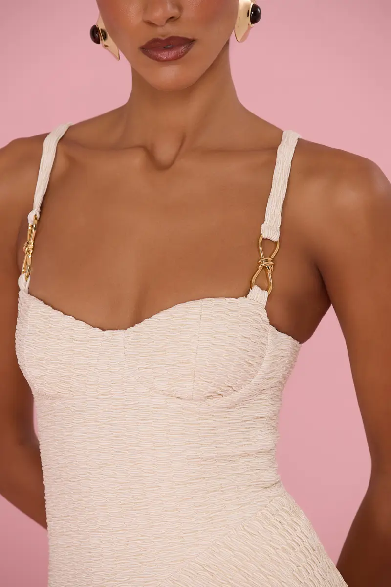PatBo GOLDEN KNIT RUFFLE MAXI DRESS | Thumbnail 2 PatBo GOLDEN KNIT RUFFLE MAXI DRESS | Thumbnail 2