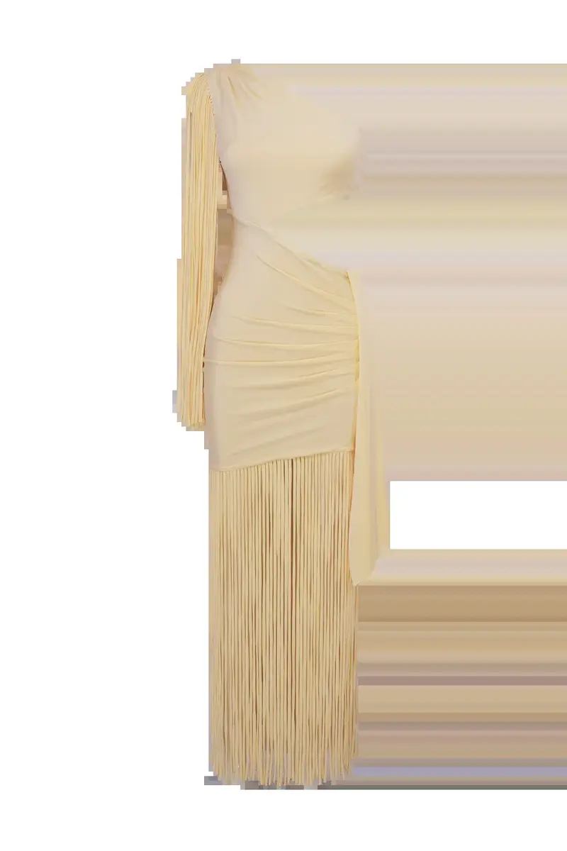 PatBo LYRIA JERSEY FRINGE CUTOUT DRESS | Thumbnail 2 PatBo LYRIA JERSEY FRINGE CUTOUT DRESS | Thumbnail 2