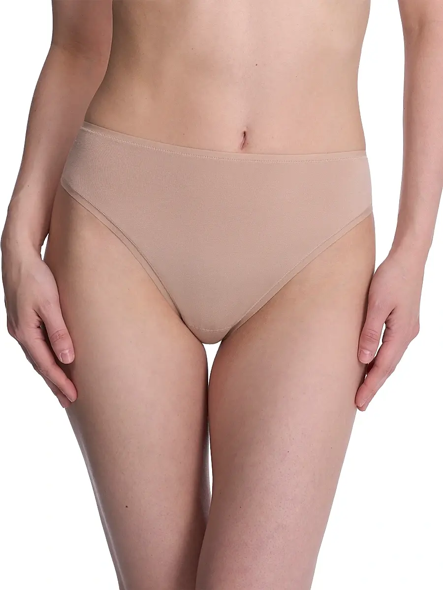 Natori Women's Bliss Bare Cotton High Cut Brief 3-Pack | Thumbnail 2 Natori Women's Bliss Bare Cotton High Cut Brief 3-Pack | Thumbnail 2