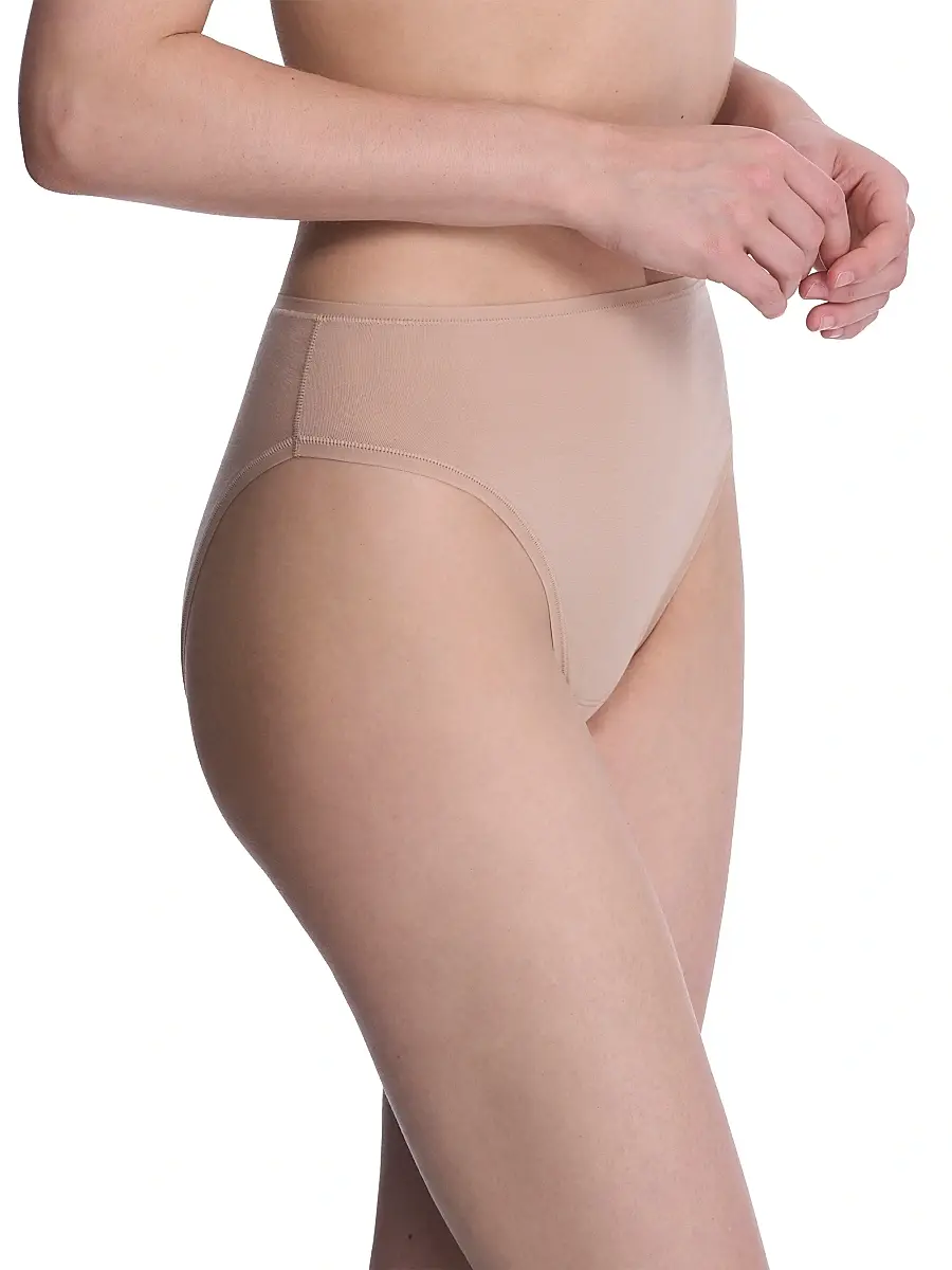 Natori Women's Bliss Bare Cotton High Cut Brief 3-Pack | Thumbnail 3 Natori Women's Bliss Bare Cotton High Cut Brief 3-Pack | Thumbnail 3