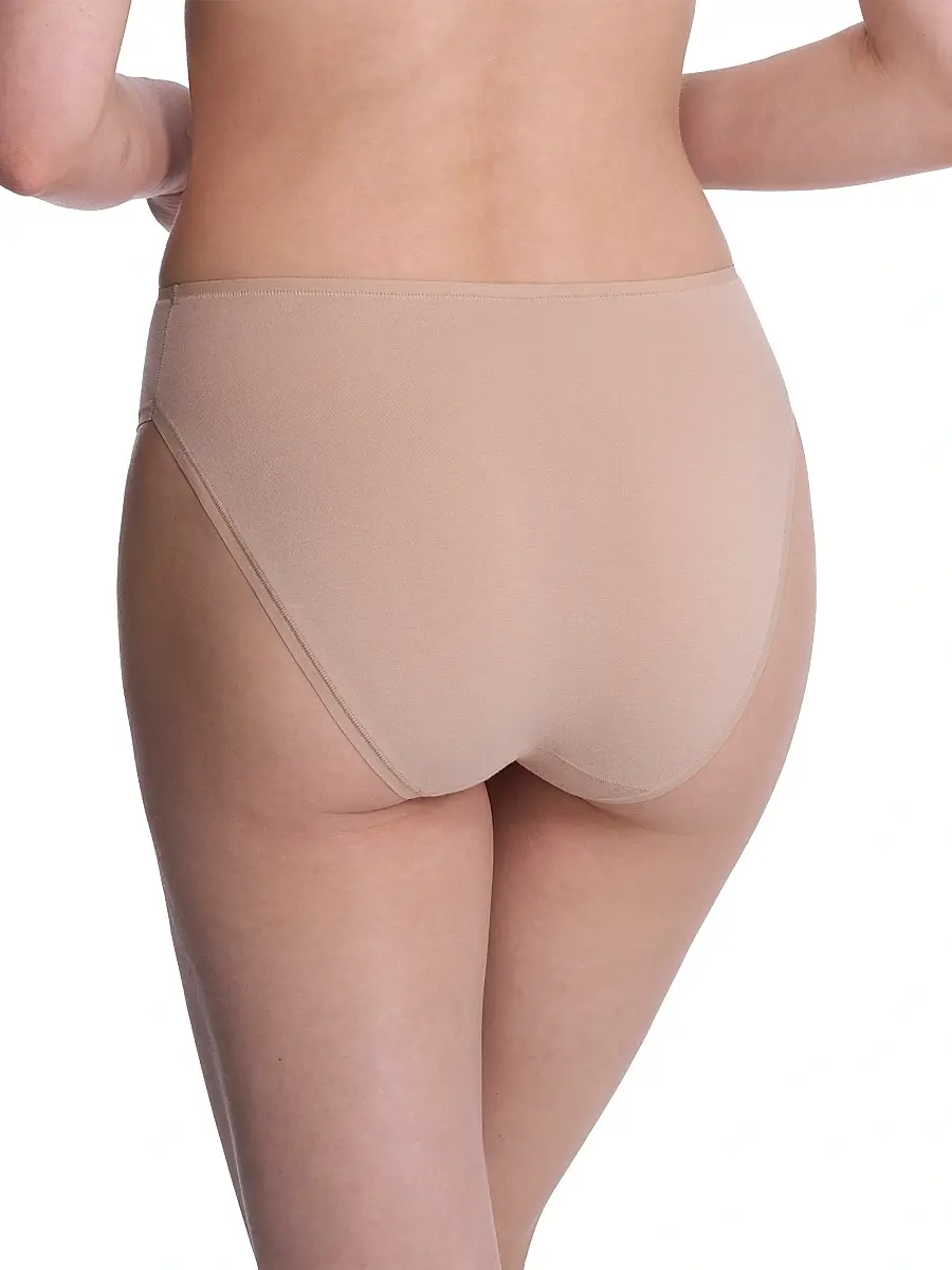 Natori Women's Bliss Bare Cotton High Cut Brief 3-Pack | Thumbnail 4 Natori Women's Bliss Bare Cotton High Cut Brief 3-Pack | Thumbnail 4
