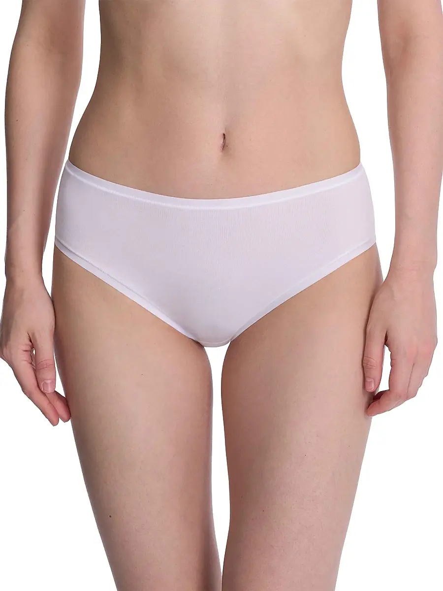 Natori Women's Bliss Bare Cotton Hipster - White - Size XS | Image 1 Natori Women's Bliss Bare Cotton Hipster - White - Size XS | Image 1