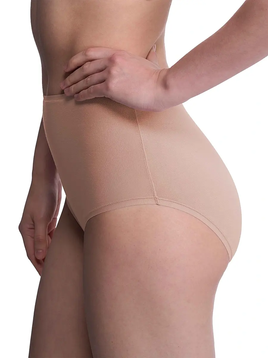 Natori Women's Bliss Bare Cotton High Waist Brief 3-Pack | Thumbnail 5 Natori Women's Bliss Bare Cotton High Waist Brief 3-Pack | Thumbnail 5