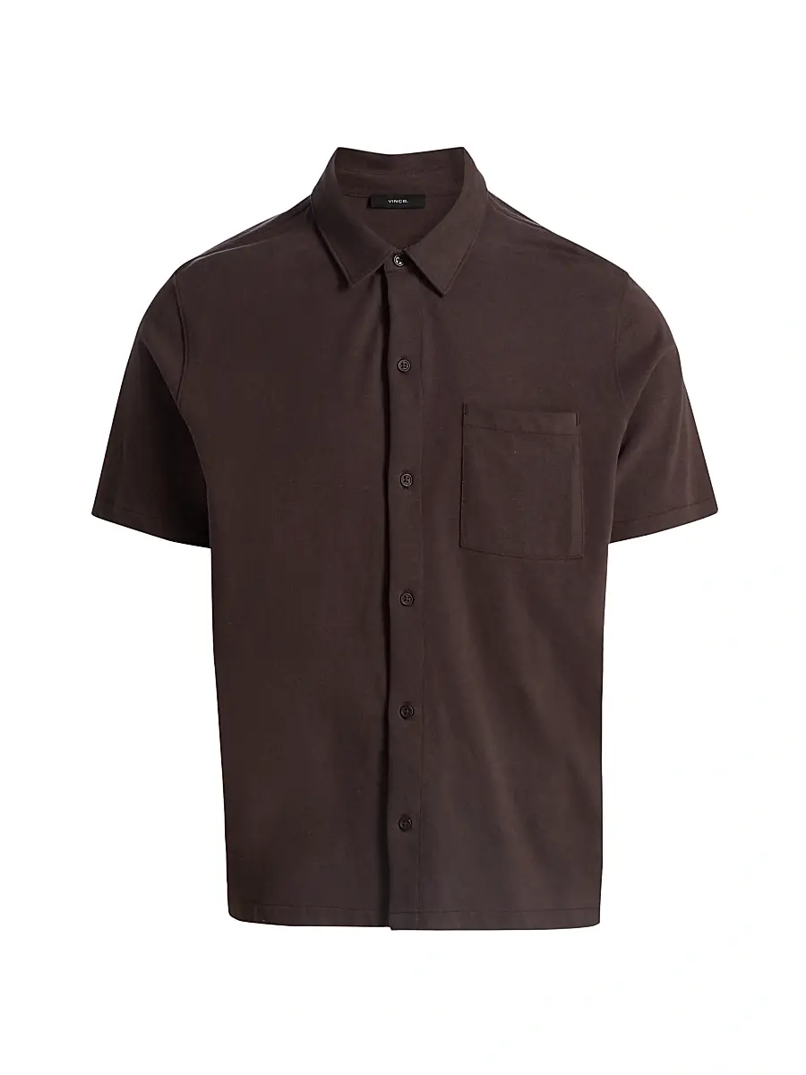 Vince Men's Cotton Button-Front Shirt - Midland - Size XXL | Image 1 Vince Men's Cotton Button-Front Shirt - Midland - Size XXL | Image 1