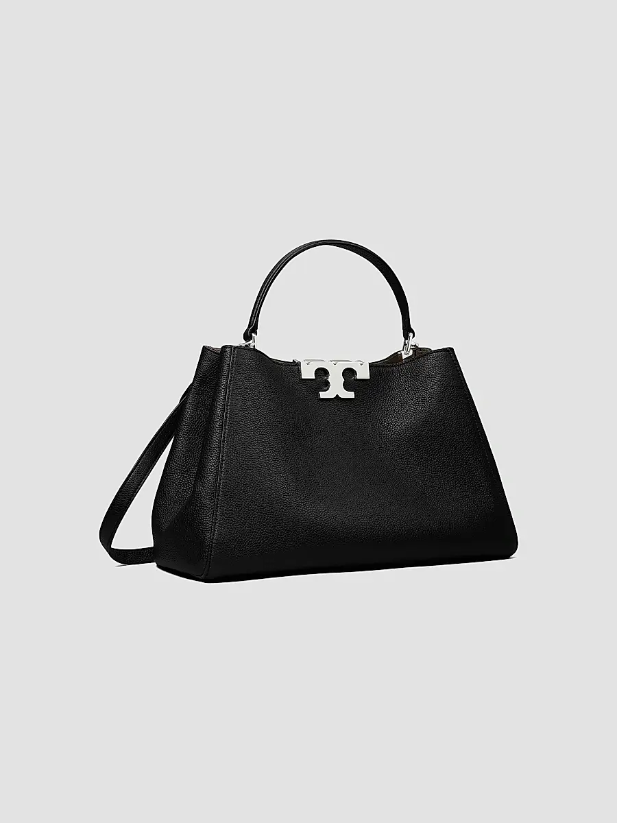 Tory Burch Women's Eleanor Pebbled Leather Satchel | Thumbnail 3 Tory Burch Women's Eleanor Pebbled Leather Satchel | Thumbnail 3