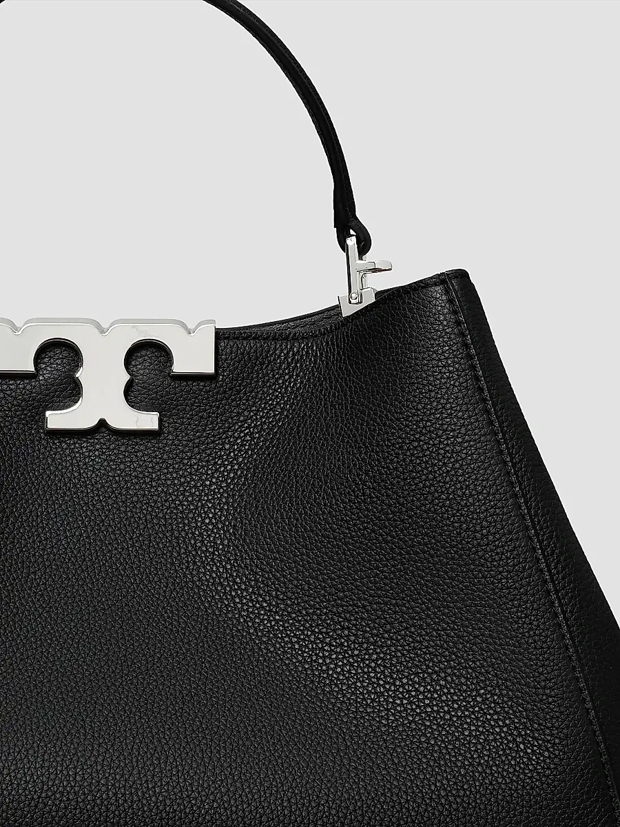 Tory Burch Women's Eleanor Pebbled Leather Satchel | Thumbnail 4 Tory Burch Women's Eleanor Pebbled Leather Satchel | Thumbnail 4