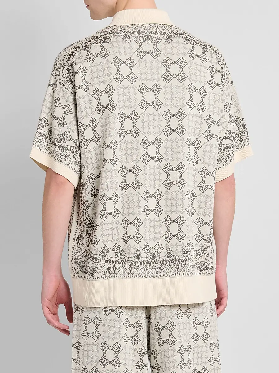AMIRI Men's Printed Cotton-Blend Mesh Shirt | Thumbnail 3