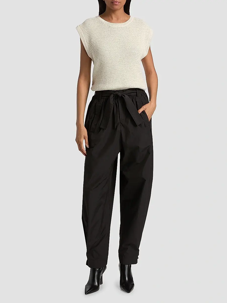 Derek Lam Women's Vivienne Knit Cotton Sleeveless Top | Thumbnail 2 Derek Lam Women's Vivienne Knit Cotton Sleeveless Top | Thumbnail 2