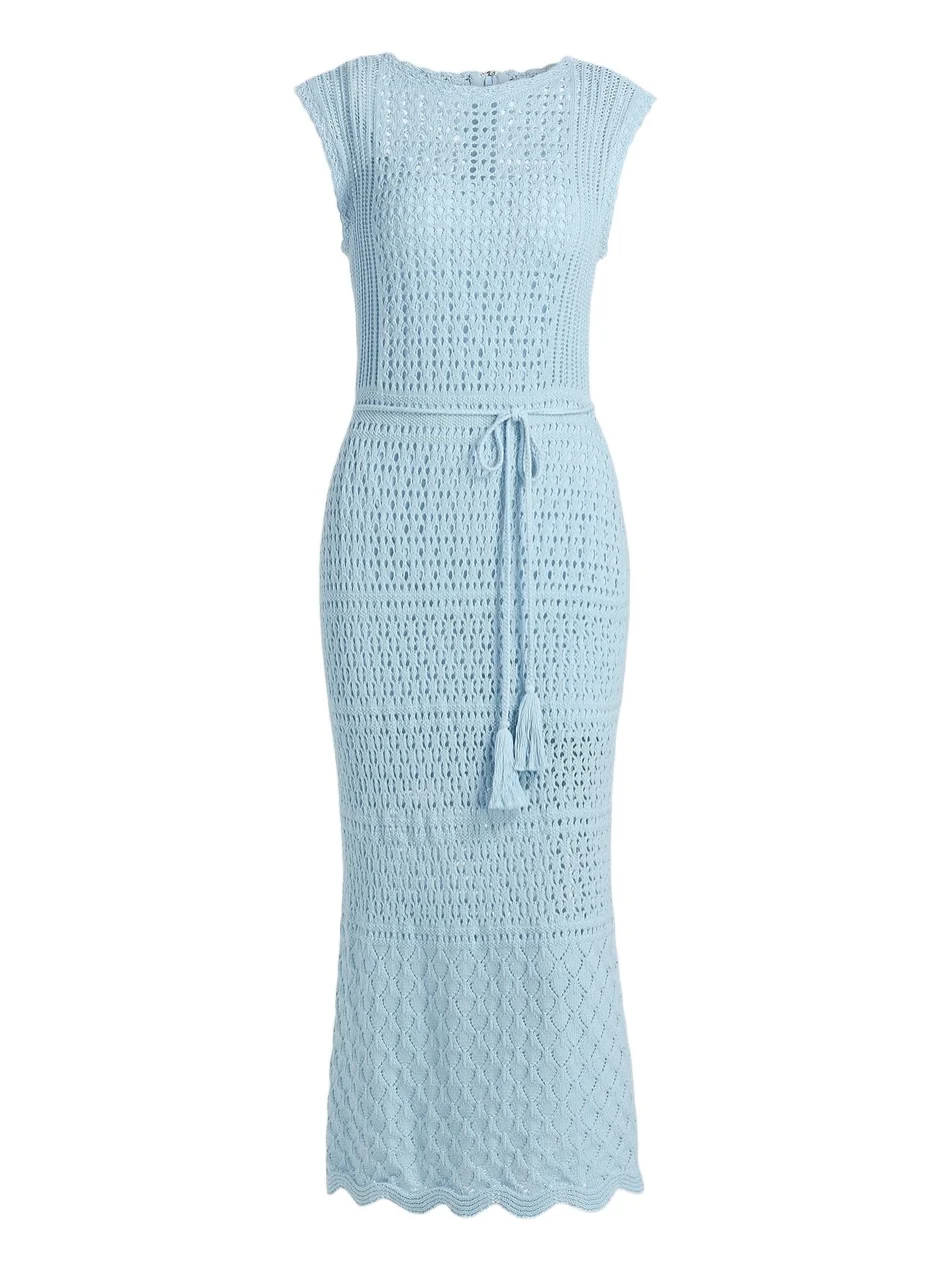 Milly Women's Kai Crochet Midi-Dress