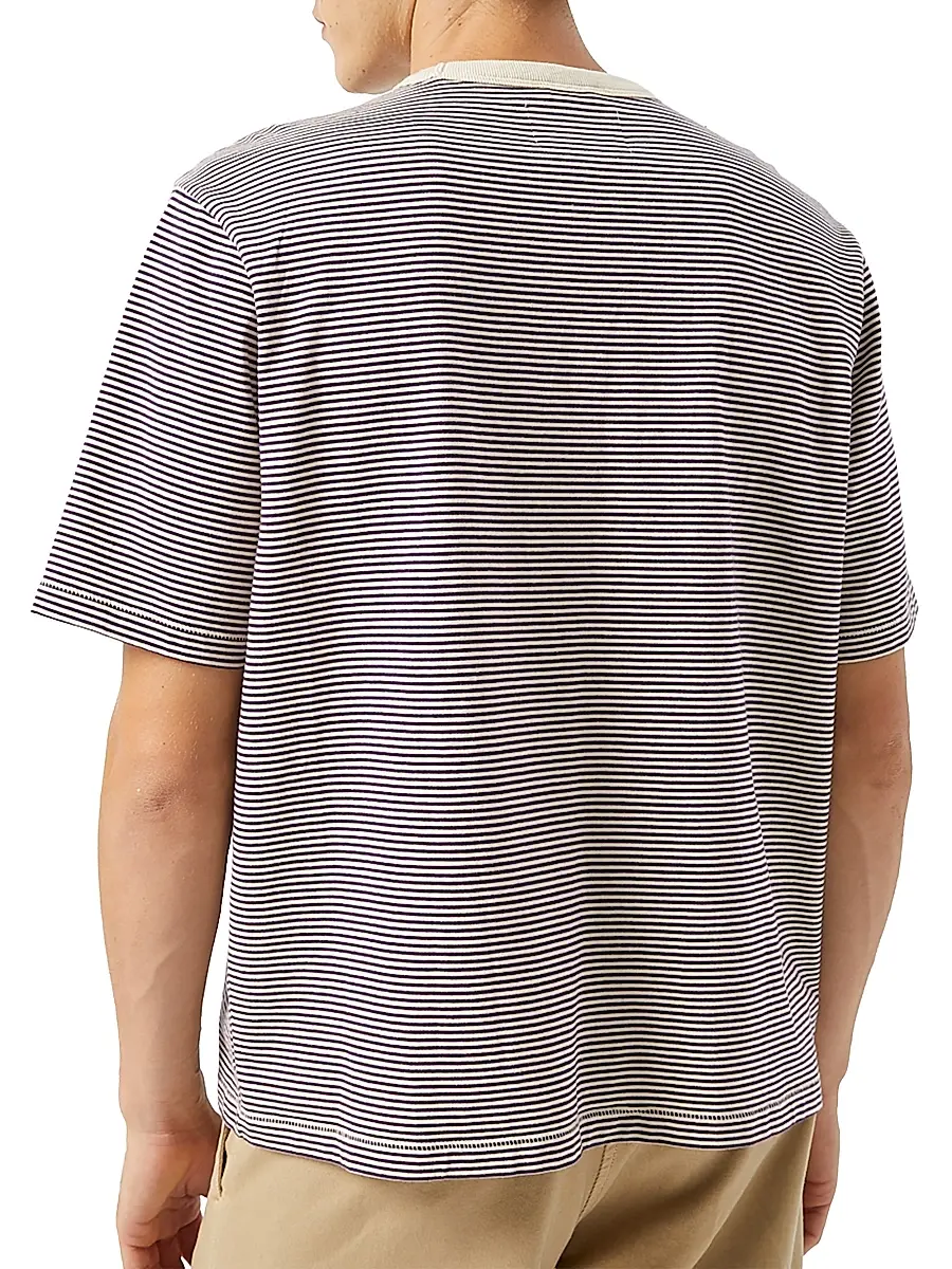 Corridor Men's Striped Cotton T-Shirt | Thumbnail 3