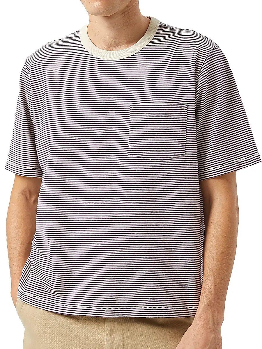 Men's Striped Cotton T-Shirt Men's Striped Cotton T-Shirt