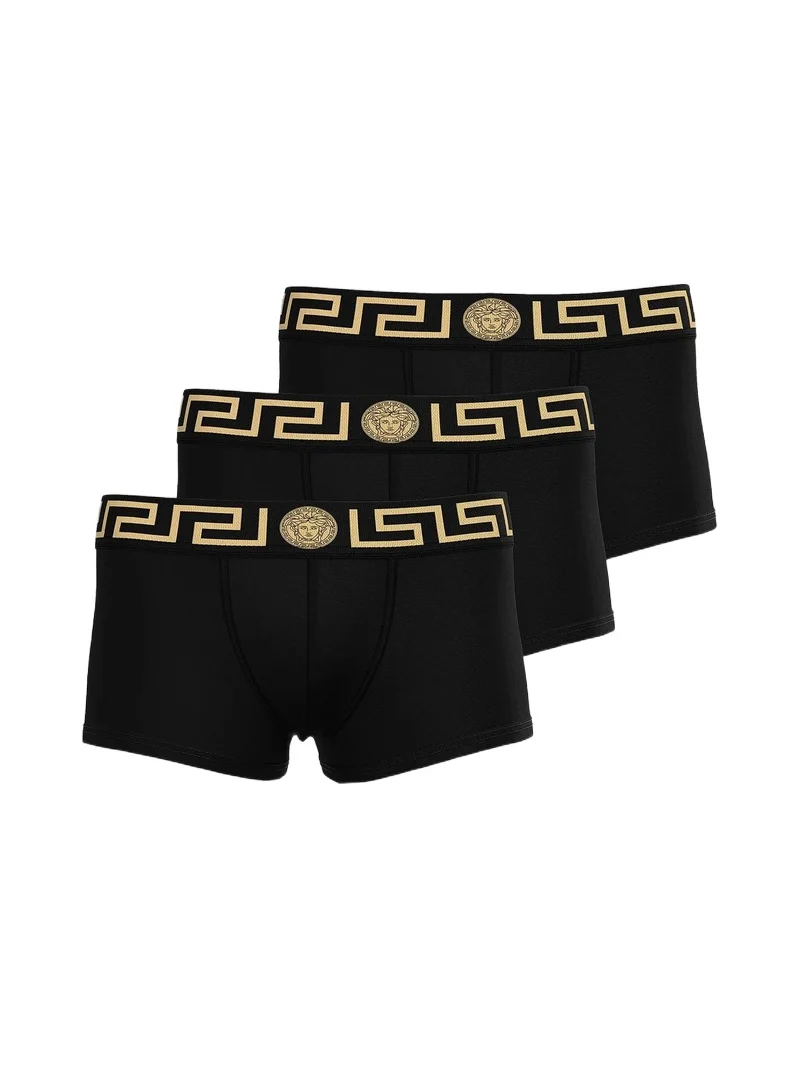 Men's Medusa Key 3-Pack Jersey Mixed Trunk Brief Set Men's Medusa Key 3-Pack Jersey Mixed Trunk Brief Set