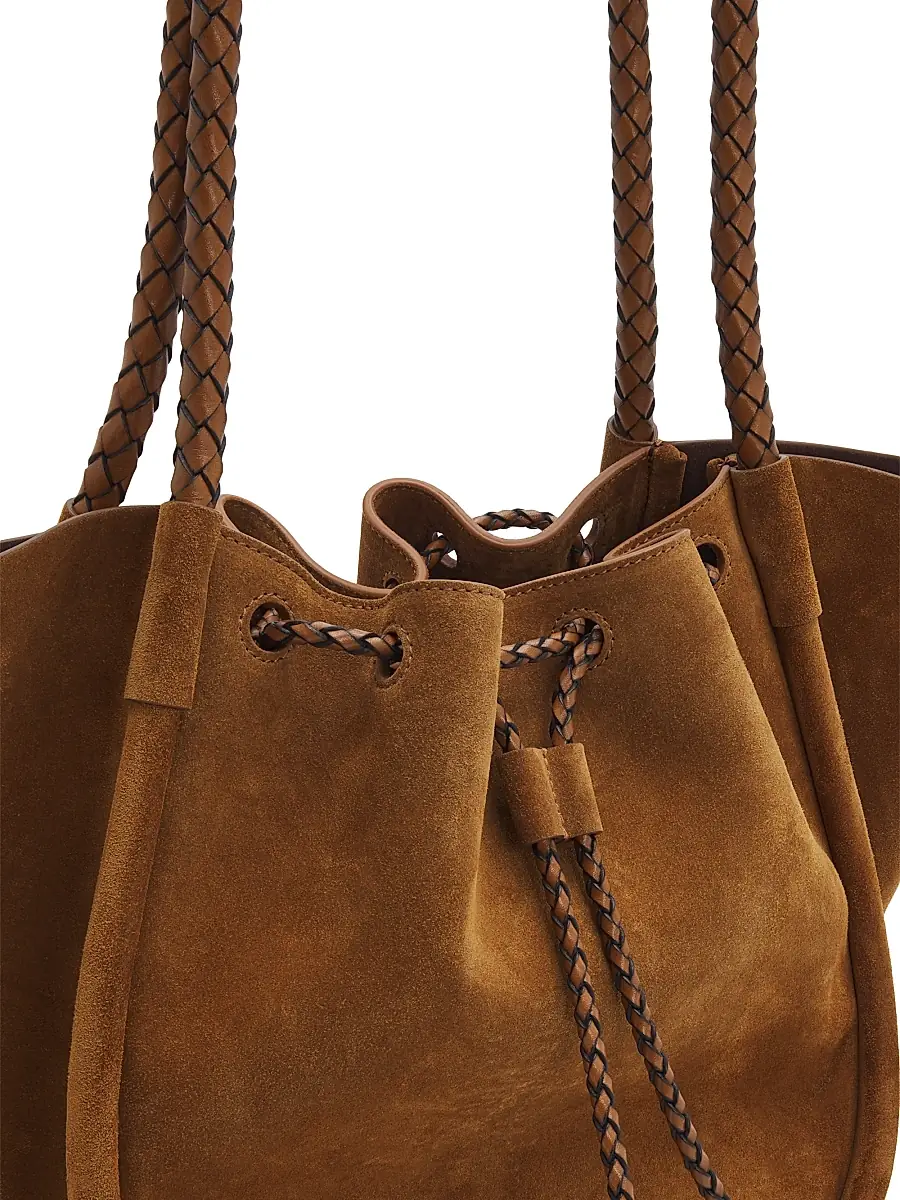 Proenza Schouler Women's Braided Large Suede Tote Bag | Thumbnail 6 Proenza Schouler Women's Braided Large Suede Tote Bag | Thumbnail 6