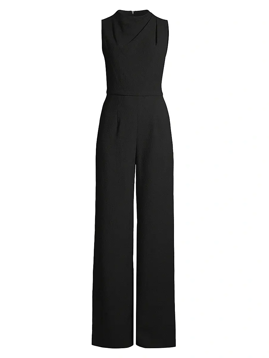 BLACK HALO Women's Corinne Sleeveless Flared-Leg Jumpsuit