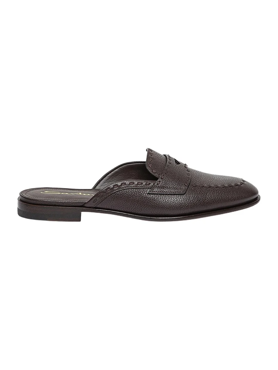 Santoni Women's Marlen Leather Mules