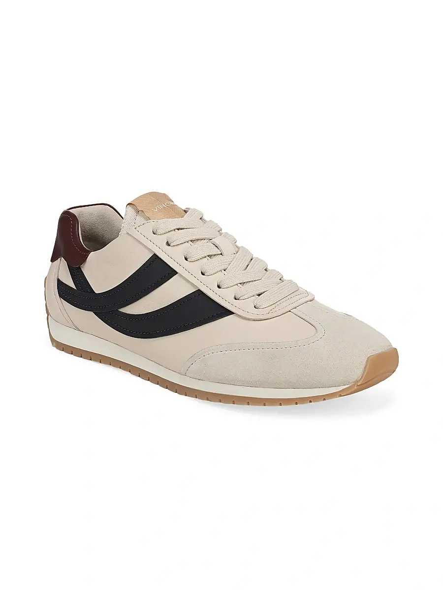 Vince Women's Oasis Runner Leather Lace-Up Sneakers | Thumbnail 2 Vince Women's Oasis Runner Leather Lace-Up Sneakers | Thumbnail 2
