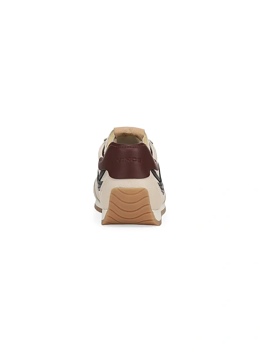 Vince Women's Oasis Runner Leather Lace-Up Sneakers | Thumbnail 3 Vince Women's Oasis Runner Leather Lace-Up Sneakers | Thumbnail 3
