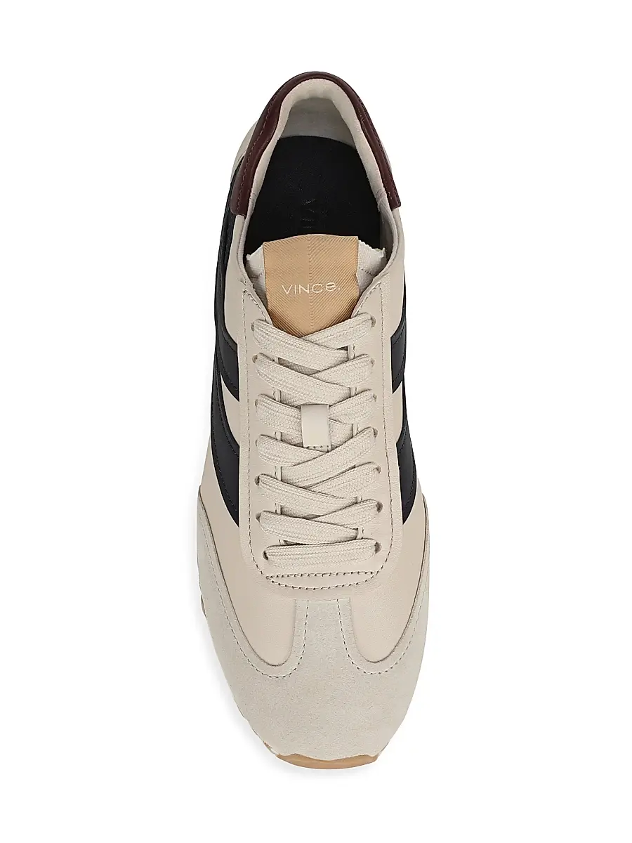 Vince Women's Oasis Runner Leather Lace-Up Sneakers | Thumbnail 4 Vince Women's Oasis Runner Leather Lace-Up Sneakers | Thumbnail 4