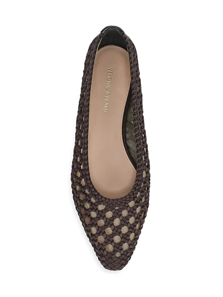 Veronica Beard Women's Cienna Satin Ballet Flats | Thumbnail 4 Veronica Beard Women's Cienna Satin Ballet Flats | Thumbnail 4