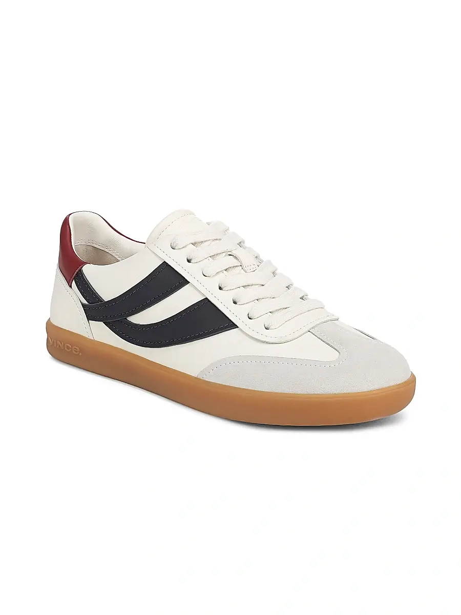 Vince Women's Oasis Leather Lace-Up Sneakers | Thumbnail 2 Vince Women's Oasis Leather Lace-Up Sneakers | Thumbnail 2
