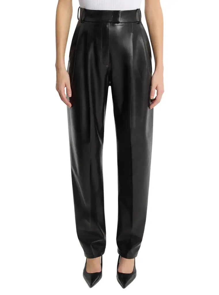 Michael Kors Collection Dru Pleated Trousers | Image 1 Michael Kors Collection Dru Pleated Trousers | Image 1