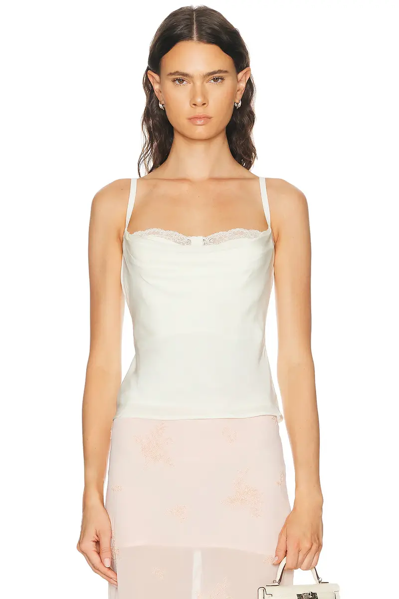 Staud Evangeline Silk Top | Image 1 Staud Evangeline Silk Top | Image 1
