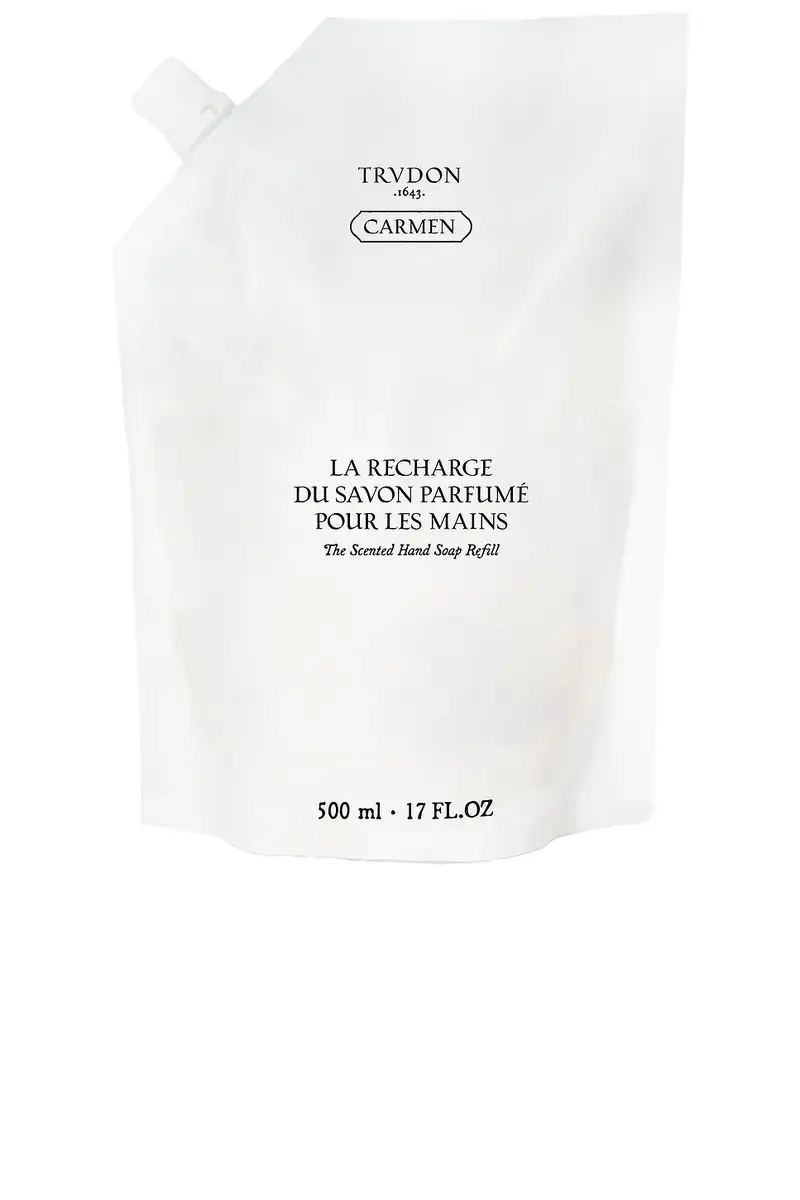 TRUDON La Recharge Du Savon Parfume Carmen Pour Les Mains Hand Soap Refill 500ml