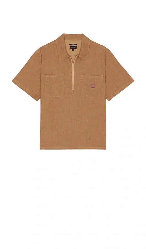 Brixton Brakeman Half Zip Short Sleeve Shirt | Thumbnail 4 Brixton Brakeman Half Zip Short Sleeve Shirt | Thumbnail 4
