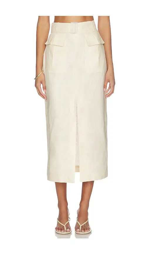Matthew Bruch Cargo Midi Skirt | Image 1 Matthew Bruch Cargo Midi Skirt | Image 1
