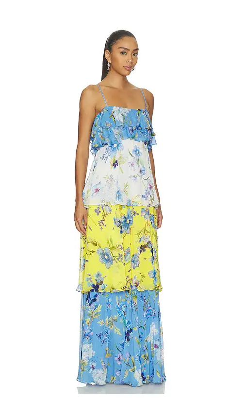 Hemant & Nandita Tiered Maxi Dress | Thumbnail 2 Hemant & Nandita Tiered Maxi Dress | Thumbnail 2