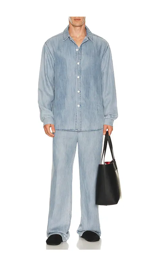 Krost Oversized Denim Shirt | Thumbnail 3 Krost Oversized Denim Shirt | Thumbnail 3