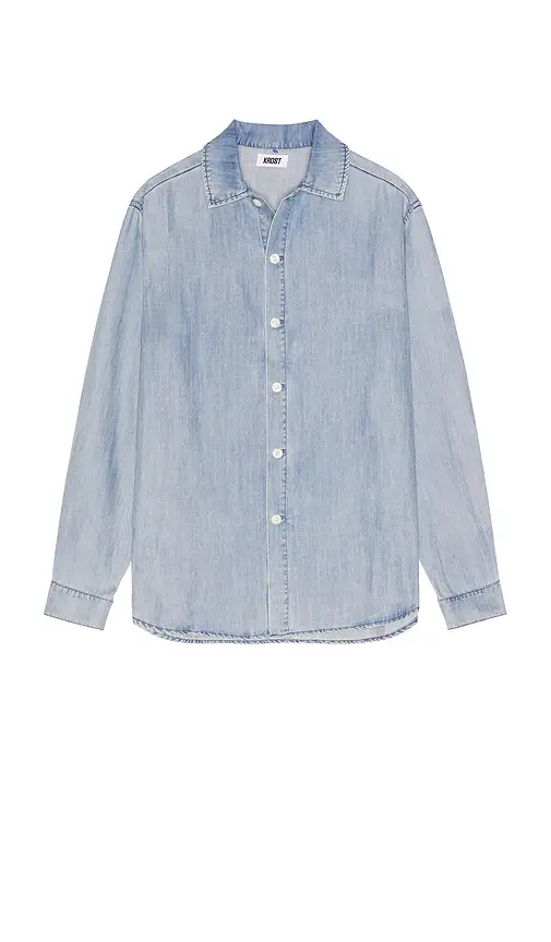 Krost Oversized Denim Shirt | Thumbnail 4 Krost Oversized Denim Shirt | Thumbnail 4