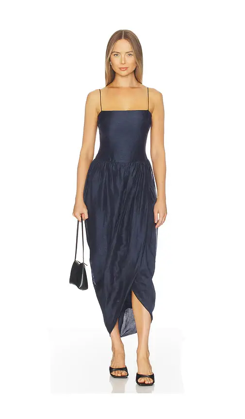 Amanda Uprichard Castello Midi Dress | Image 1 Amanda Uprichard Castello Midi Dress | Image 1