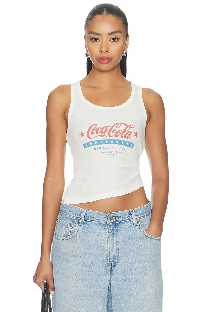 All American Coca Cola Rib Tank