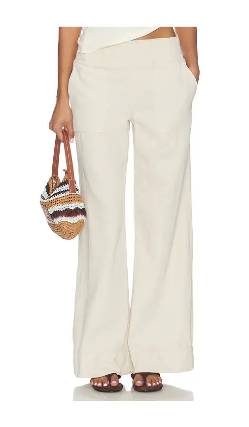 Free People x We The Free Breezy Denim Pull On Jean | Image 1 Free People x We The Free Breezy Denim Pull On Jean | Image 1