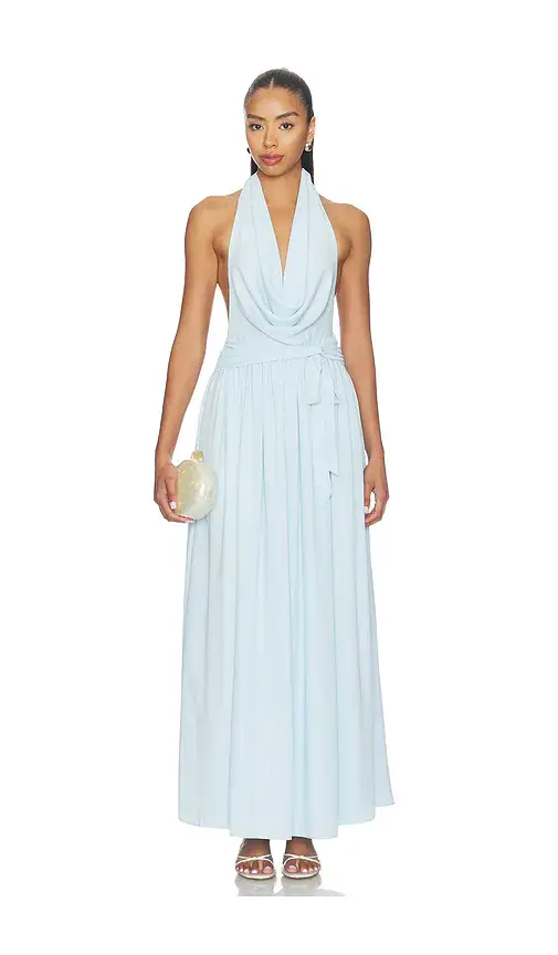 MORE TO COME Athena Drape Maxi Dress | Image 1 MORE TO COME Athena Drape Maxi Dress | Image 1