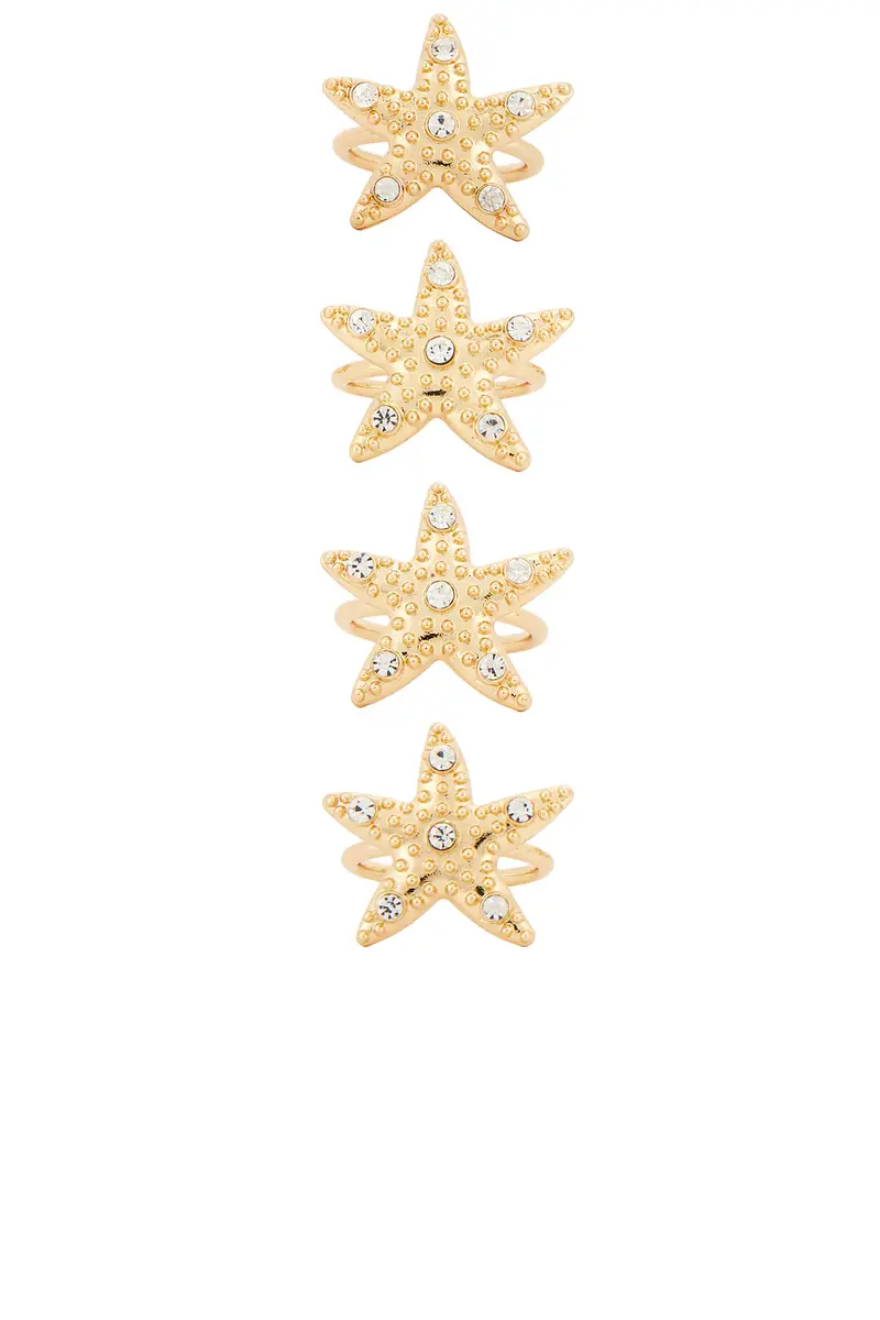 Starfish Napkin & Ring Set