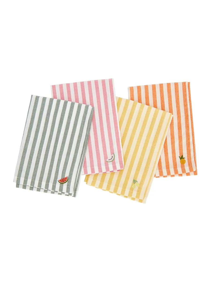 Frasier Sterling Tutti Fruity Dinner Napkin Set