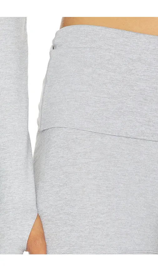 WellBeing + BeingWell WellBeing + BeingWell Loungewell Light Hawley Foldover 3 Inch Short | Thumbnail 6 WellBeing + BeingWell WellBeing + BeingWell Loungewell Light Hawley Foldover 3 Inch Short | Thumbnail 6