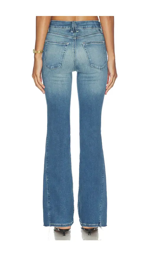 GOOD AMERICAN Soft Tech Good Petite Bootcut Jeans | Thumbnail 4 GOOD AMERICAN Soft Tech Good Petite Bootcut Jeans | Thumbnail 4