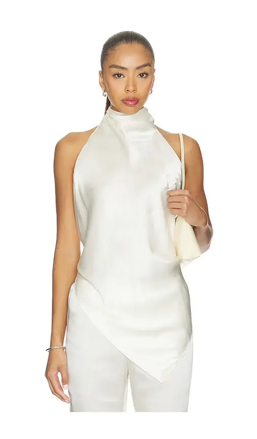 Helmut Lang Tie Scarf Top | Image 1 Helmut Lang Tie Scarf Top | Image 1