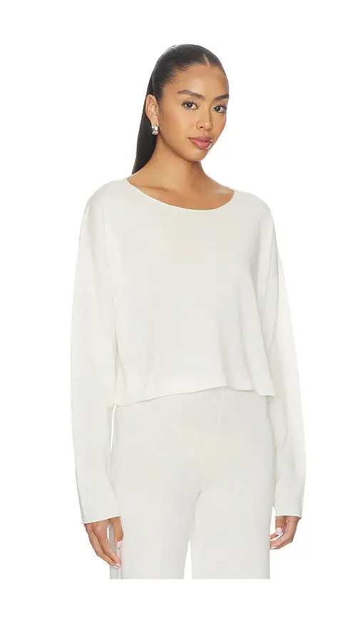 ÉTERNE Cropped Boatneck Top | Thumbnail 2 ÉTERNE Cropped Boatneck Top | Thumbnail 2