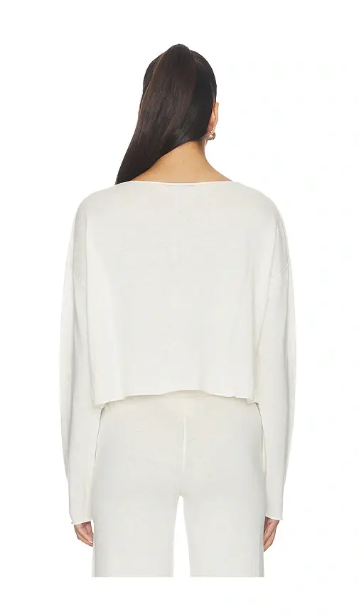ÉTERNE Cropped Boatneck Top | Thumbnail 3 ÉTERNE Cropped Boatneck Top | Thumbnail 3