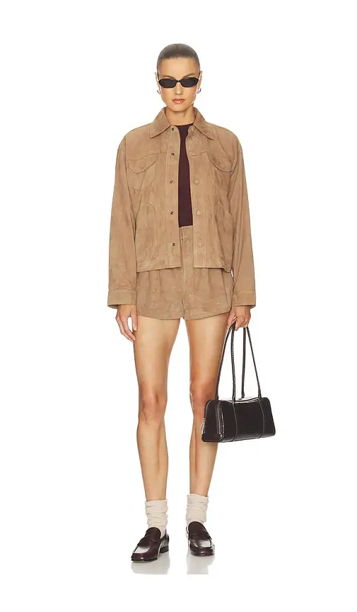 Frame The Suede Utility Jacket | Thumbnail 4 Frame The Suede Utility Jacket | Thumbnail 4