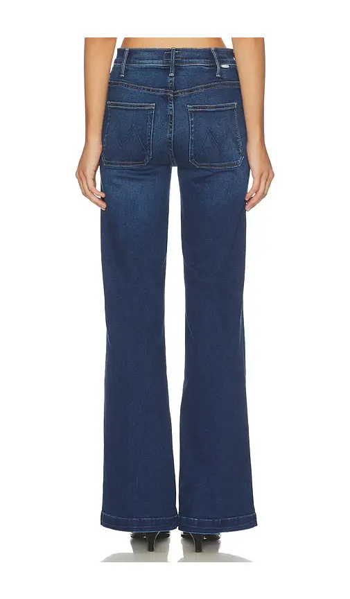 Mother Lil Petite Hustler Roller Patch Pocket Sneak Jeans | Thumbnail 4 Mother Lil Petite Hustler Roller Patch Pocket Sneak Jeans | Thumbnail 4