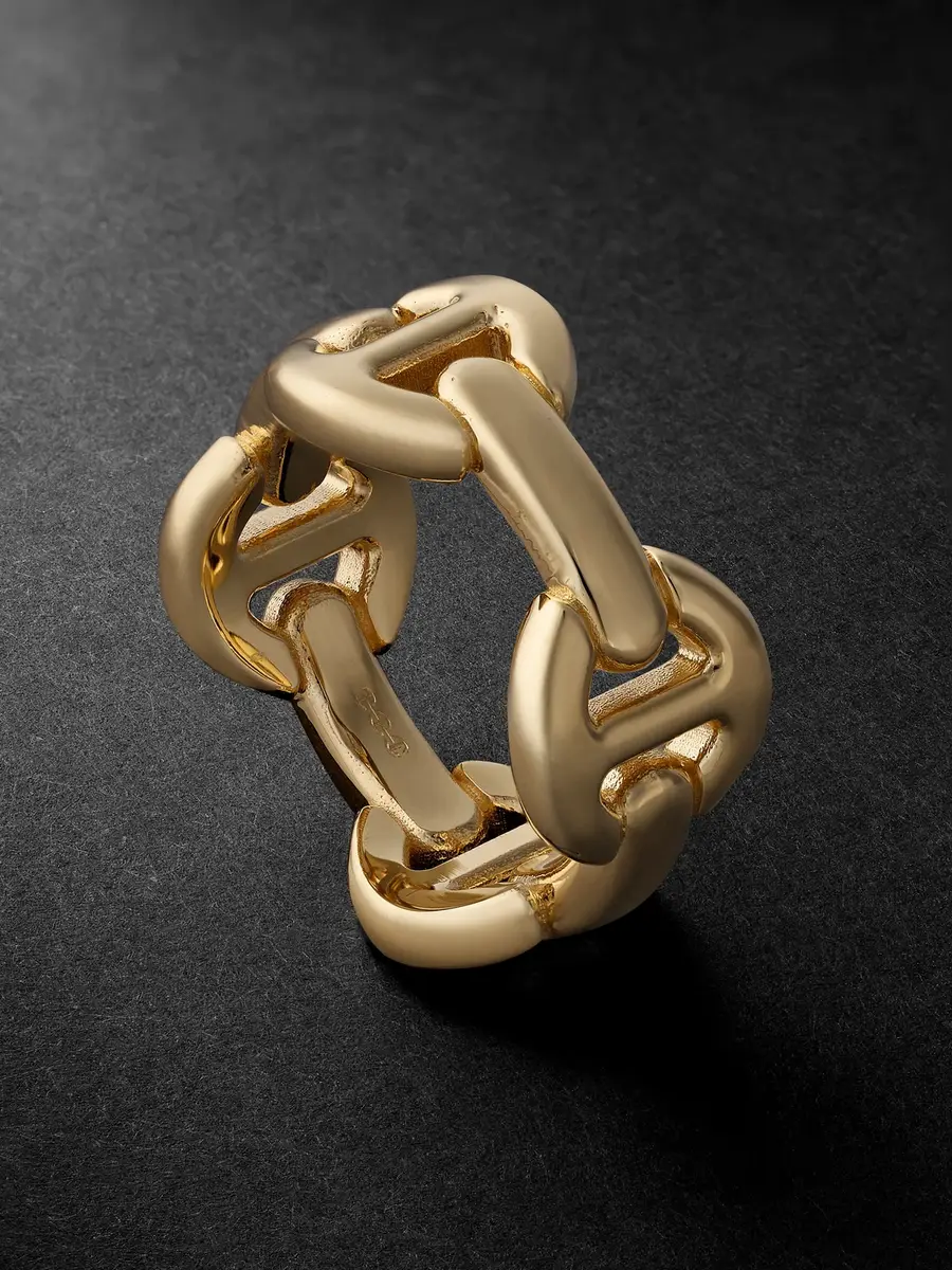 Hoorsenbuhs Quad Link 18-Karat Gold Ring - Men | Image 1 Hoorsenbuhs Quad Link 18-Karat Gold Ring - Men | Image 1