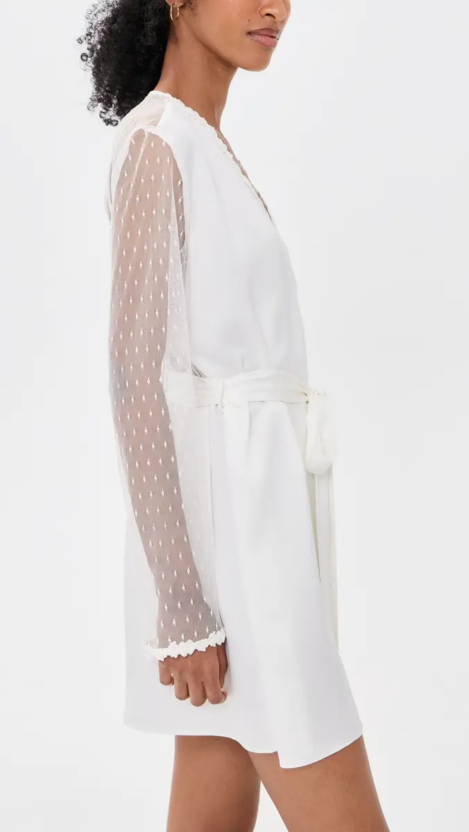 Flora Nikrooz Showstopper Charmeuse Robe | Thumbnail 4 Flora Nikrooz Showstopper Charmeuse Robe | Thumbnail 4