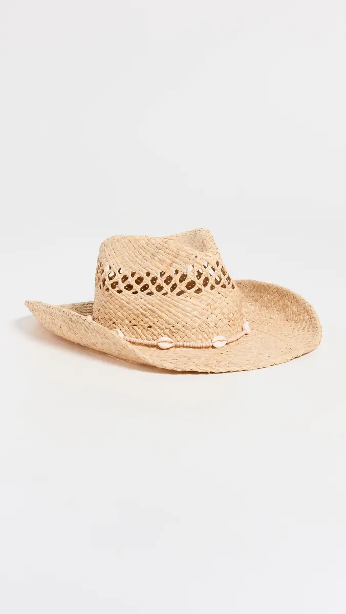 Lack of color Seashells Cowboy Hat | Thumbnail 2 Lack of color Seashells Cowboy Hat | Thumbnail 2