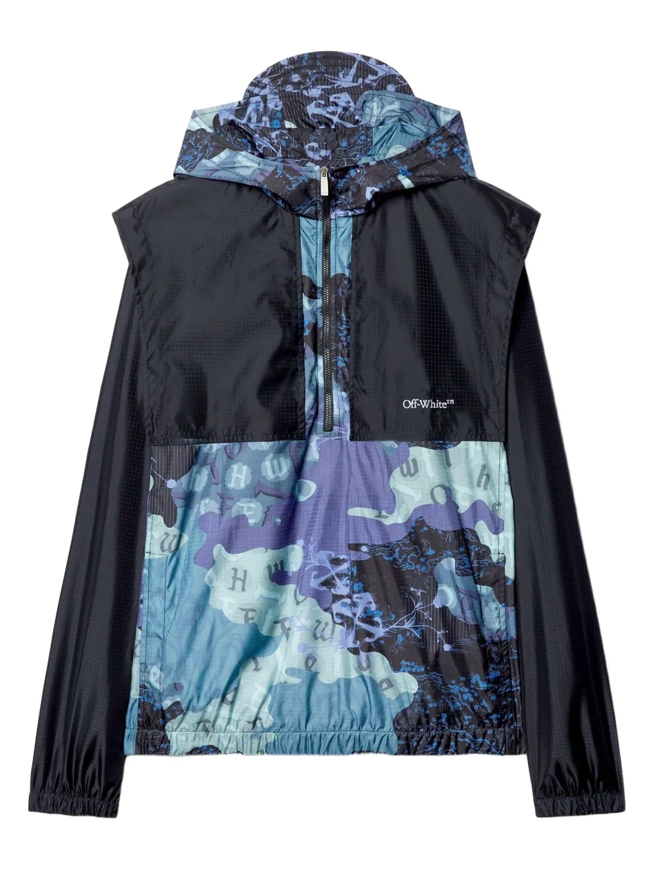 Off-White CAMO NYL RIP SAMURAI ANORAK