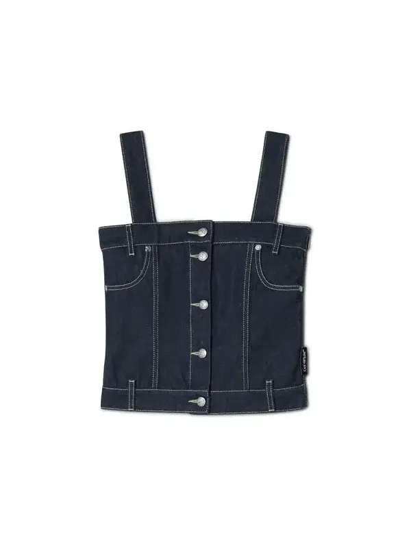 Off-White Denim Corset Top
